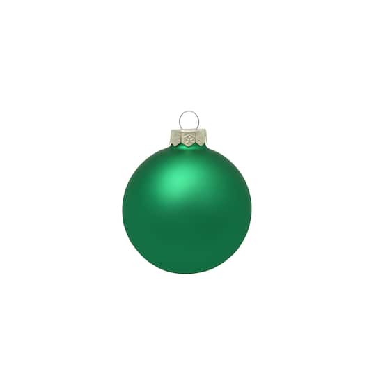 Whitehurst 12ct. 2.75" Matte Glass Ball Ornaments